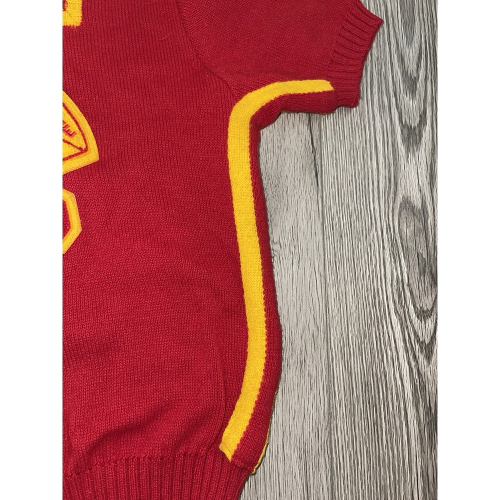 Vintage 70's Lot Cheerleading Uniform Sweater Pleated Skirt Blue Yellow Varsity‎ - Picture 4 of 16
